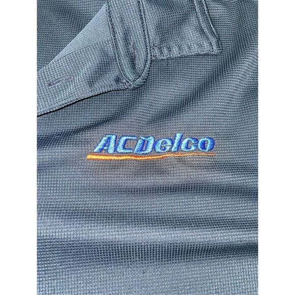 AC Delco Dark Navy Men’s XL Short Sleeve Collared Button Shirt - Picture 5 of 8